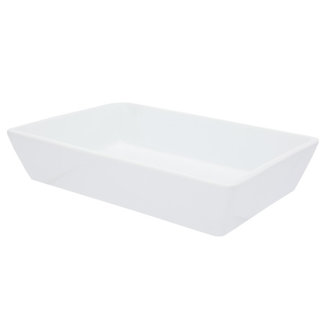 C&T Oven dish - White - 19.5x13.7xh4.5cm - Porcelain - (set of 4).