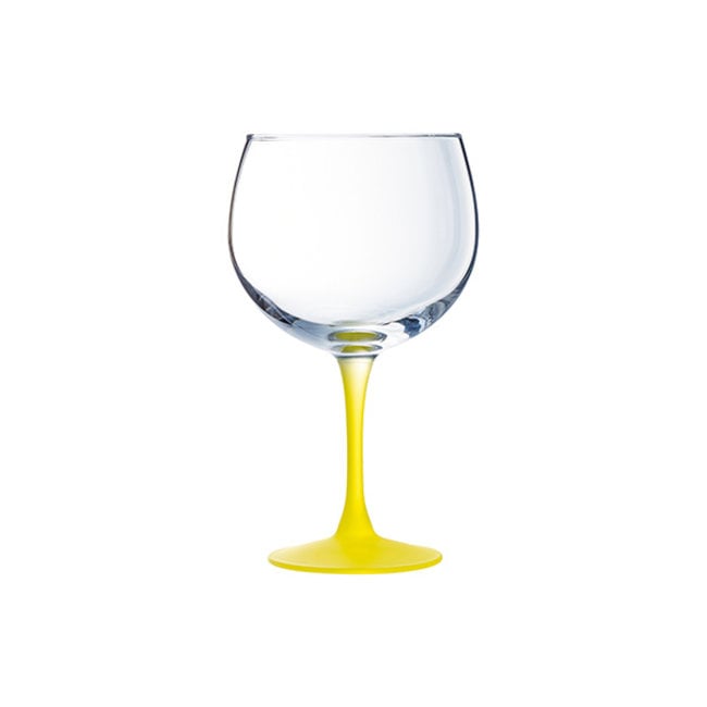 Luminarc Techno Summer - Ginglas - 70cl - Pied Jaune - (Lot de 6).