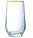 Eclat Ultime - Waterglazen met Gouden Boord - 40cl - (Set van 8)