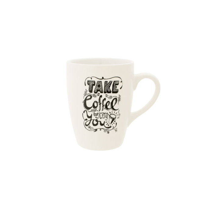 C&T Take Coffee With You Mug D8,3xh11cm36cl (set of 6)