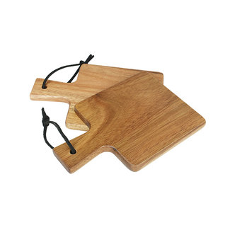 C&T Mini Serving Board - 10x14xh1cm - Acacia Wood - (Set of 6)