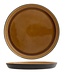 C&T Tallina-Brown - Apero plate - D12cm - Ceramic - (set of 6)