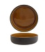 C&T Tallina-Brown - Assiette creuse - D16,3xh4,2cm - Céramique - (lot de 6)