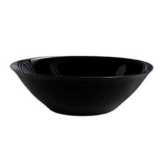 Luminarc Carine - Salad bowl - Black - 27cm - Glass - (set of 3).