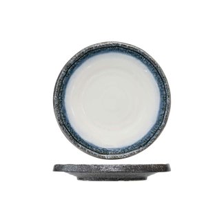 C&T Sea-Pearl - Assiette plate - D22xh3cm - Céramique - (Lot de 6)