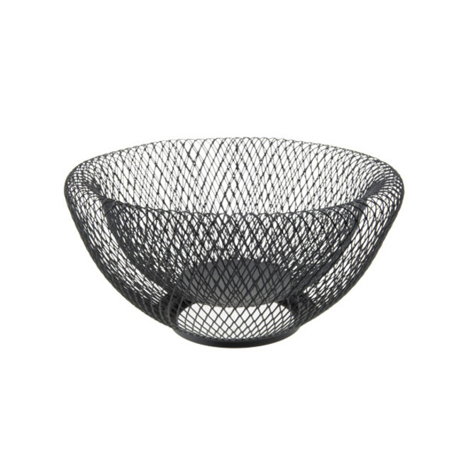 C&T Corbio - Fruit basket - Black - 30.5x30.5x15cm - Metal