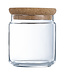 Luminarc Pure Jar - Storage Jar with Cork Lid - 0,75L - Glass - (Set of 3)