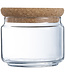 Luminarc Pure Jar - Storage Jar with Cork Lid - 0.5L - Glass - (set of 3)