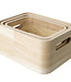 C&T Box De Rangement Set3 Bois Pln 21x16x1019x14x8cm 17x12x7cm