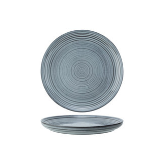 C&T Kentucky-Grey - Dessert plate - D21,5cm - Ceramic - (Set of 6)