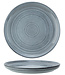 C&T Kentucky-Grey - Dessert plate - D21,5cm - Ceramic - (Set of 6)