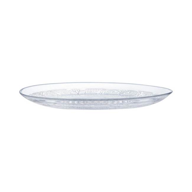 Assiette Plate en Verre Transparent Luminarc Sixtine (Ø 25 cm) — BRYCUS