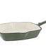 C&T Frying pan Gloss green28.5x42.5xh7.2cm Cast iron