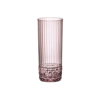 Bormioli America'20s - Lilac Rose - Highball-Gläser - 40cl - (Set von 6)