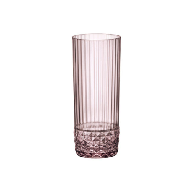 Bormioli America'20s - Lilac Rose - Highball glasses - 40cl - (Set of 6)