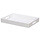 Cosy @ Home Tray Flower White 32x25xh4,5cm Rectangular Wood