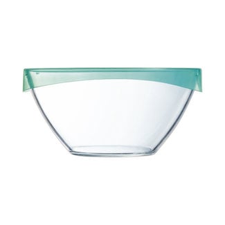 Luminarc Keep 'n Box - Salad Bowl With Lid - D:28cm - Glass - (Set of 2)