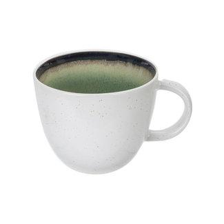 C&T Fez-Green - Coffee cups - D9xh7.3cm - 26cl - Ceramic - (Set of 6)