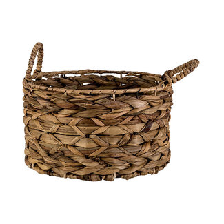 Cosy @ Home Basket Nature 28x28xh16cm Round Seagrass