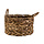 Cosy @ Home Basket Nature 28x28xh16cm Round Seagrass