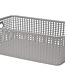 C&T Panier De Rangement Gris 12l 40x26,5xh12,5cm