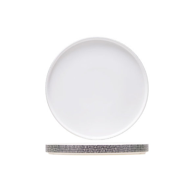 C&T Mirissa - Dessert plates - D22cm - Ceramic - (Set of 4)