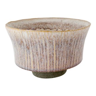 Cosy @ Home Bowl Glazed Beige 20x20xh12,5cm Rond Conisch Aardewerk