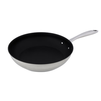 C&T Cocotte Classique No Stick D30cm Inox Tous Feux