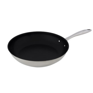 C&T Cocotte Classique No Stick D28cm Inox Tous Feux