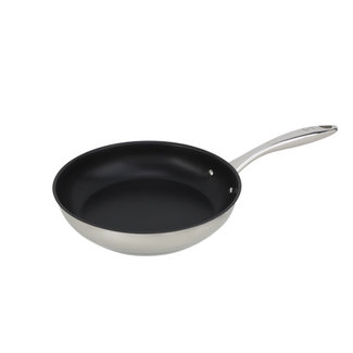 C&T Cocotte Classique No Stick D24cm Inox Tous Feux