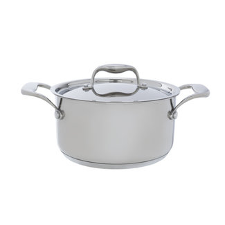 C&T Classic Kookpot D24cm 5.43l Roestvrij Staal Alle Vuren