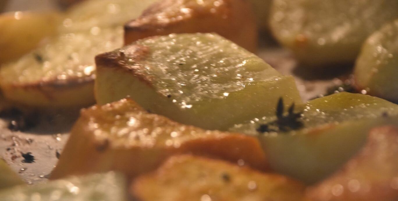 Citroenachtige Griekse Aardappelen Met Oregano En Knoflook