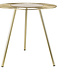 Cosy @ Home Table D'appoint Tripod Dore 48x48xh49cmrond Metal