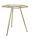 Cosy @ Home Table D'appoint Tripod Dore 42x42xh44cmrond Metal