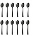 Amefa Vintage - Coffee Spoon - Black - Stainless Steel - (Set of 12)