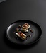 C&T Okinawa-Black - Dinner plates - D23,3xh2,5cm - Ceramic - (set of 6)