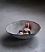 C&T Thirza-Grey - Assiette à pain - 15x11cm - Céramique - (lot de 6)