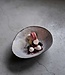 C&T Thirza-Grey - Bread plate - 15x11cm - Ceramic - (set of 6)