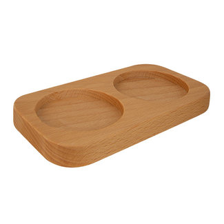 C&T Onesta - Coaster for Salt & Pepper Mill - Beechwood