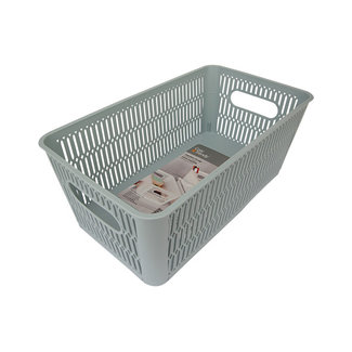 C&T Storage Basket Pastel Blue3,8l Stackable&nestable 16.5x29xh11.5cm