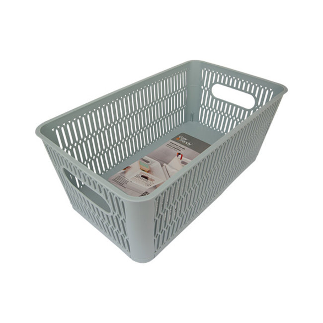 C&T Storage Basket Pastel Blue3,8l Stackable&nestable 16.5x29xh11.5cm