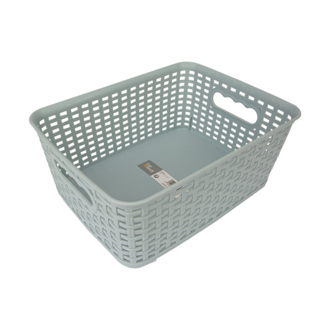 C&T Storage Basket Pastl Blue4,5l24,5x18,5xh10cm Rectangular