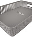 C&T Storage Basket Grey 7,5l 40x26,5xh8cm