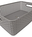 C&T Storage Basket Grey 12l 40x26,5xh12,5cm