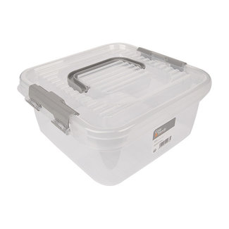 C&T Storage Box Transparent 4,5l Grey24,5x26xh11,5cm