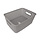 C&T Storage Basket Grey 4,5l 24,5x18,5xh10cm Rectangular