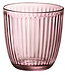 Bormioli Line-Roze - Water glasses - 29cl - (Set of 6)