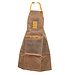 C&T Kp Apron Brown 64x83cm Cotton Canvas