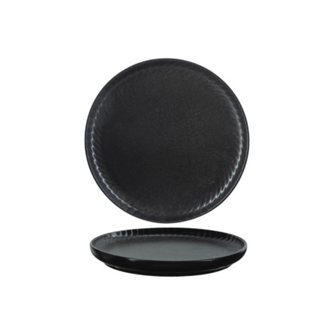 C&T Dakota-Black - Dessert plates - D20,2cm - (Set of 6)