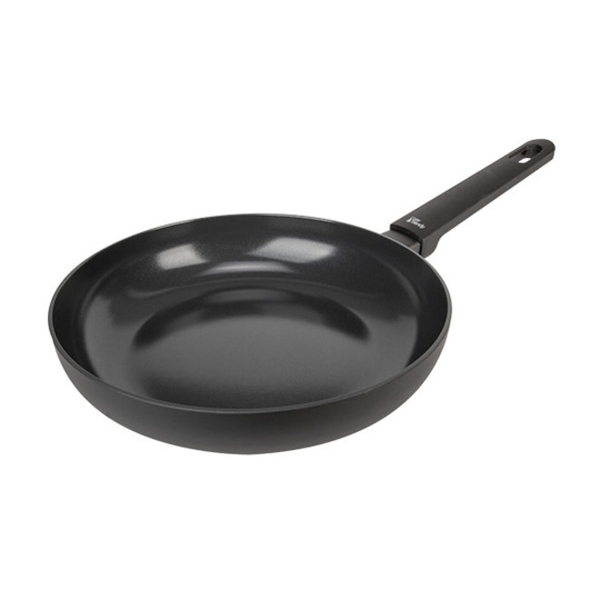 C&T Full Black - Wok - D28xh7,8cm - Aluminum - (also for Induction)